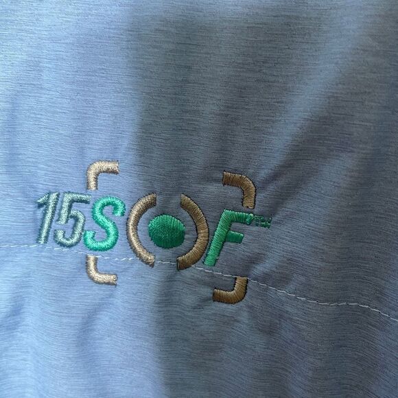 Peter Millar  Mens Large Blue Full Zip Jacket Crown Comfort - Picture 6 of 11